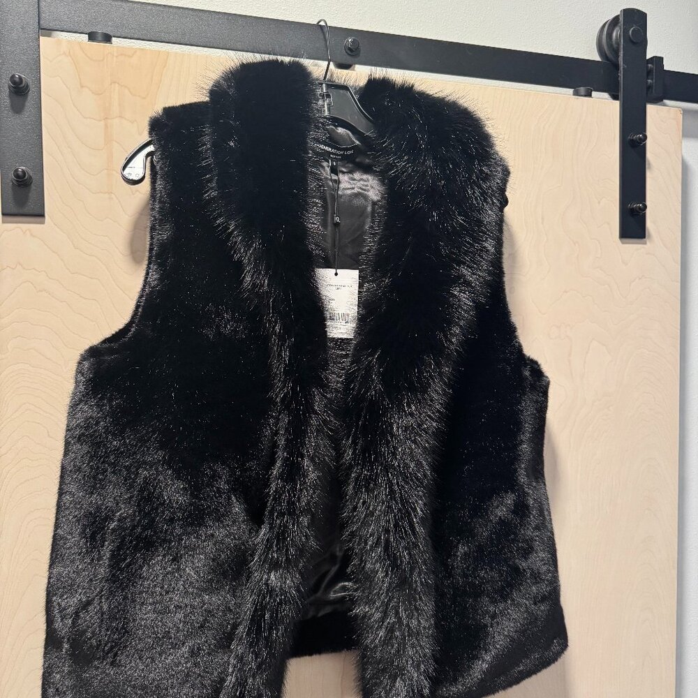 Generation Love Stewart Faux Fur Vest NWT
